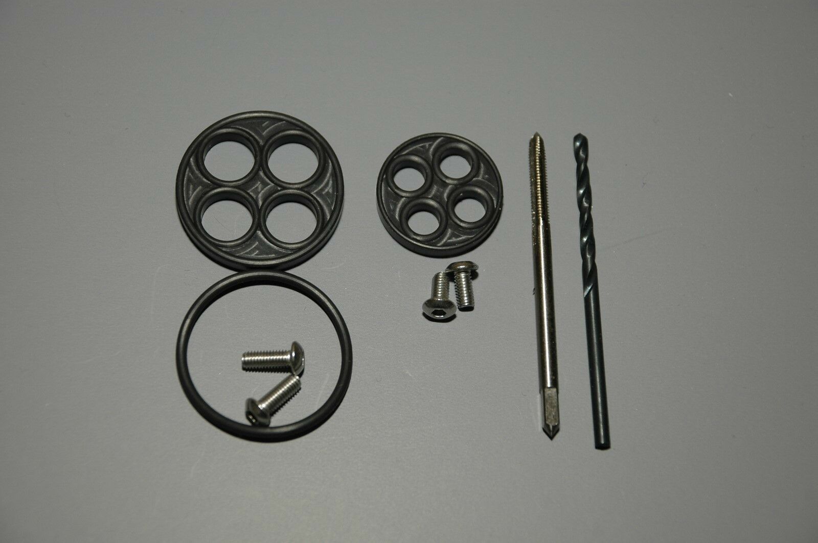 Honda V65 84-85 VF1100S Sabre Both Fuel Valve Petcock Repair Kits W/Drill & Tap - V65 Magna's And Sabre's Of Arizona