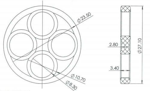 Honda V65 84-85 VF1100S Sabre Both Fuel Valve Petcock Repair Kits W/Drill & Tap - V65 Magna's And Sabre's Of Arizona