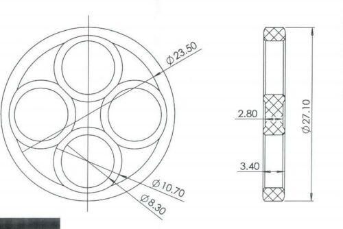 Honda V65 VF1100C Magna VF1100S Sabre MANY MORE Petcock Repair Kit w/Drill Tap - V65 Magna's And Sabre's Of Arizona