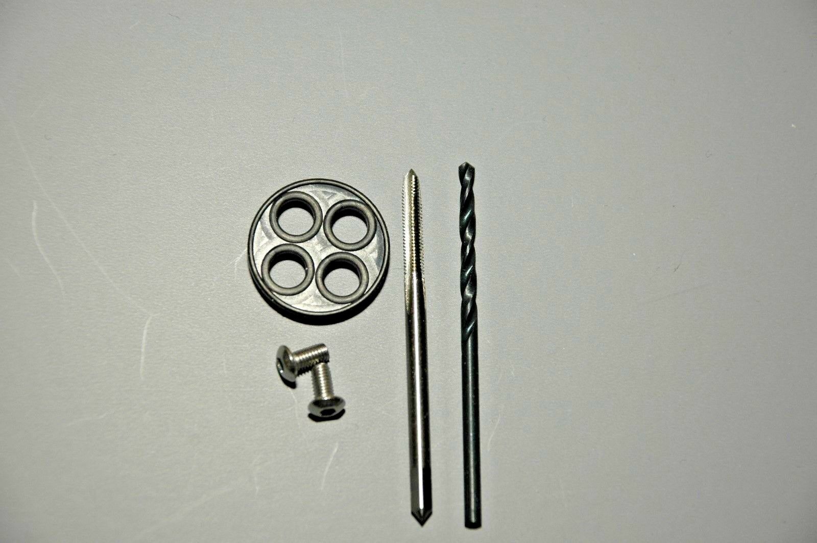 Honda V65 VF1100S Sabre VF500 VF750 Small Fuel Petcock Repair Kit W/Drill & Tap - V65 Magna's And Sabre's Of Arizona